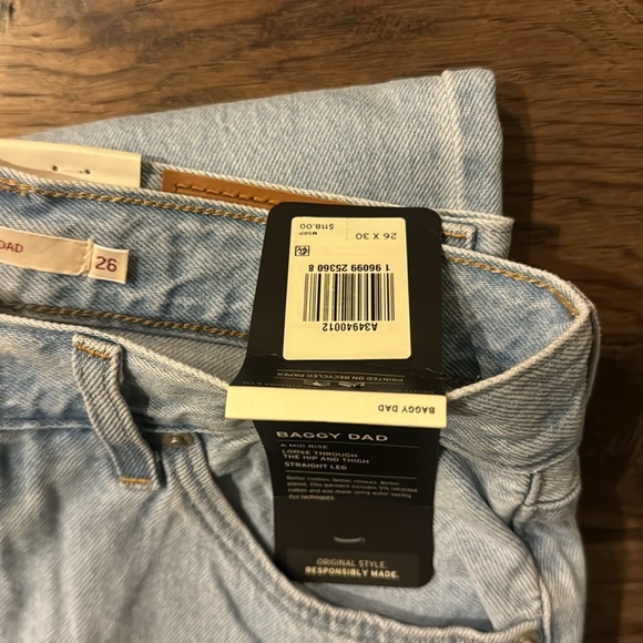 Levi's® Premium Baggy Dad Jean Light Indigo Stonewash - Blue - Picture 10 of 12